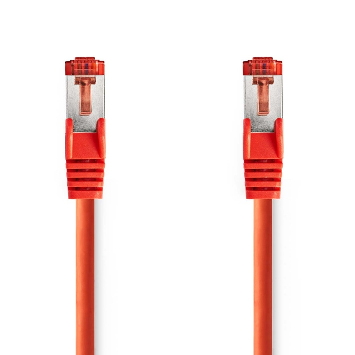 Nedis CAT6 Cable | RJ45 Male | RJ45 Male | S/FTP | 5.00 m | Round | LSZH | Red | Label in the group COMPUTERS & PERIPHERALS / Computer cables / Network cables / Cat6 at TP E-commerce Nordic AB (C66723)