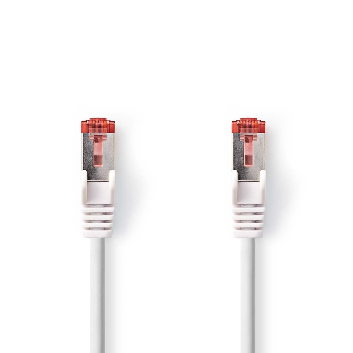 Nedis CAT6 Cable | RJ45 Male | RJ45 Male | S/FTP | 1.50 m | Round | LSZH | White | Label in the group COMPUTERS & PERIPHERALS / Computer cables / Network cables / Cat6 at TP E-commerce Nordic AB (C66726)