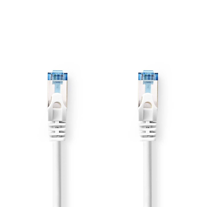 Nedis CAT6a Cable | S/FTP | RJ45 Male | RJ45 Male | 0.25 m | Round | LSZH | White | Label in the group COMPUTERS & PERIPHERALS / Computer cables / Network cables / Cat6 at TP E-commerce Nordic AB (C66727)