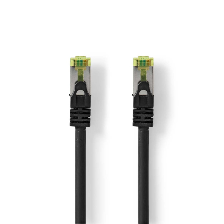 Nedis CAT7 Cable | S/FTP | RJ45 Male | RJ45 Male | 2.00 m | Round | LSZH | Black | Label in the group COMPUTERS & PERIPHERALS / Computer cables / Network cables / Cat7 at TP E-commerce Nordic AB (C66728)