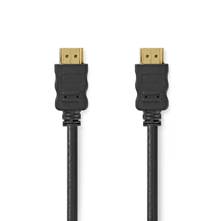 Nedis High Speed HDMI™ Cable with Ethernet | HDMI™ Connector | HDMI™ Connector | 4K@30Hz | ARC | 10.2 Gbps | 0.50 m | Round | PVC | Black | Label in the group HOME ELECTRONICS / Cables & Adapters / HDMI / Cables at TP E-commerce Nordic AB (C66734)