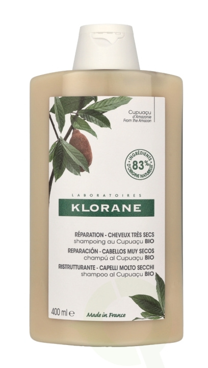 Klorane Nour. & Reparing Shampoo With Organic Cupuacu Butter 400 ml Very Dry Hair in the group BEAUTY & HEALTH / Hair & Styling / Hair care / Schampoo at TP E-commerce Nordic AB (C66762)