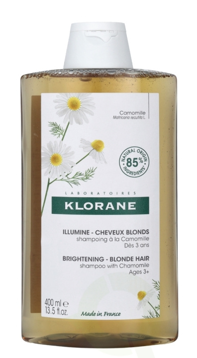 Klorane Blond Highlights Shampoo With Cham. 400 ml in the group BEAUTY & HEALTH / Hair & Styling / Hair care / Schampoo at TP E-commerce Nordic AB (C66763)