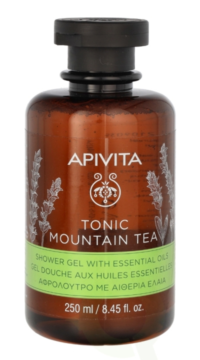 Apivita Tonic Mountain Tea Shower Gel 250 ml in the group BEAUTY & HEALTH / Skin care / Body health / Bath & Shower gels at TP E-commerce Nordic AB (C66771)