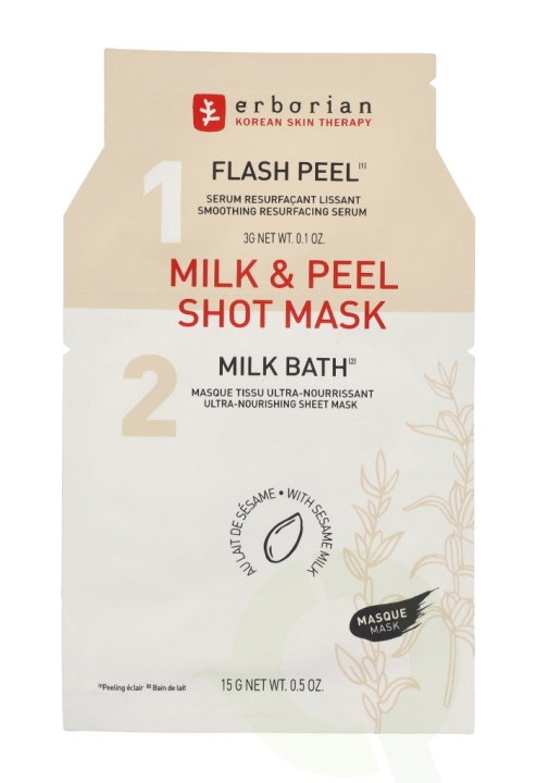 Erborian Milk & Peel Shot Mask 15 g in the group BEAUTY & HEALTH / Skin care / Face / Masks at TP E-commerce Nordic AB (C66786)