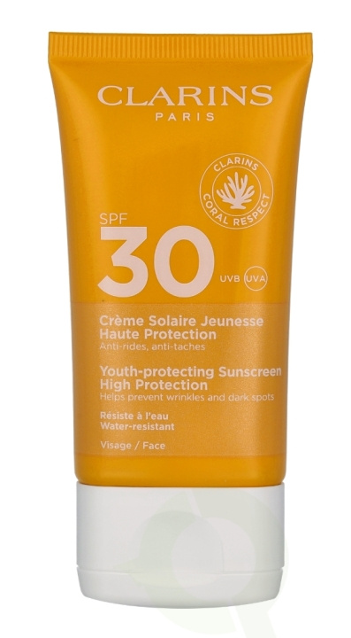 Clarins Youth-protecting Sunscreen SPF30 50 ml in the group BEAUTY & HEALTH / Skin care / Tanning / Sunscreen at TP E-commerce Nordic AB (C66848)