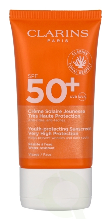 Clarins Youth-protecting Sunscreen SPF50+ 50 ml in the group BEAUTY & HEALTH / Skin care / Tanning / Sunscreen at TP E-commerce Nordic AB (C66849)