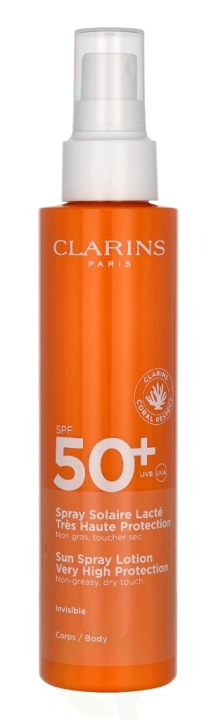 Clarins Milky Sun Spray SPF50+ 150 ml in the group BEAUTY & HEALTH / Skin care / Tanning / Sunscreen at TP E-commerce Nordic AB (C66851)