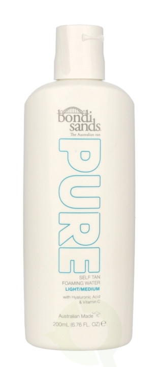 Bondi Sands Pure Self Tan Foaming Water 200 ml Light/Medium in the group BEAUTY & HEALTH / Skin care / Tanning / Sunless tanning at TP E-commerce Nordic AB (C66884)