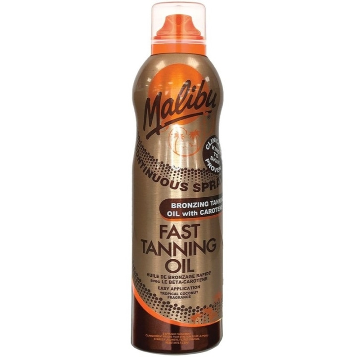 Malibu Fast Tanning Oil Spray 175ml in the group BEAUTY & HEALTH / Skin care / Tanning / Sunscreen at TP E-commerce Nordic AB (C66937)