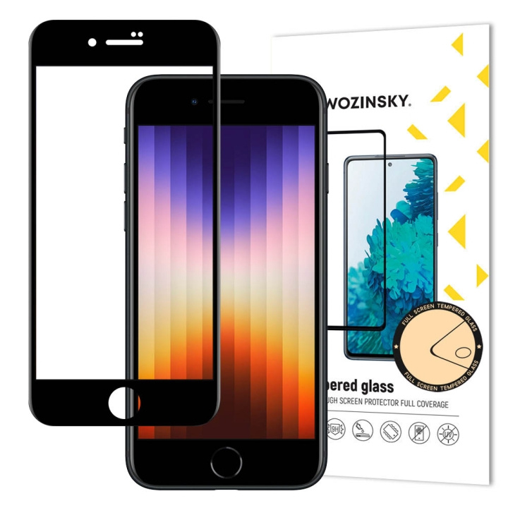 Wozinsky Skärmskydd 9H svart Apple iPhone SE 2022/SE 2020/8/7 in the group SMARTPHONE & TABLETS / Phone cases / Apple / iPhone 11 at TP E-commerce Nordic AB (C66964)