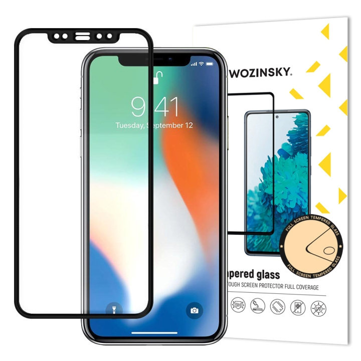 Wozinsky Skärmskydd 9H svart Apple iPhone 12/12 Pro in the group SMARTPHONE & TABLETS / Phone cases / Apple / iPhone 12 Pro at TP E-commerce Nordic AB (C66965)