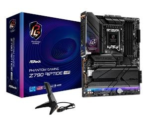 ASRock Z790 RIPTIDE WIFI Motherboard - Intel Z790 - Intel LGA1700 socket - DDR5 RAM - ATX - Retail in the group COMPUTERS & PERIPHERALS / Computer components / Motherboard at TP E-commerce Nordic AB (C66977)