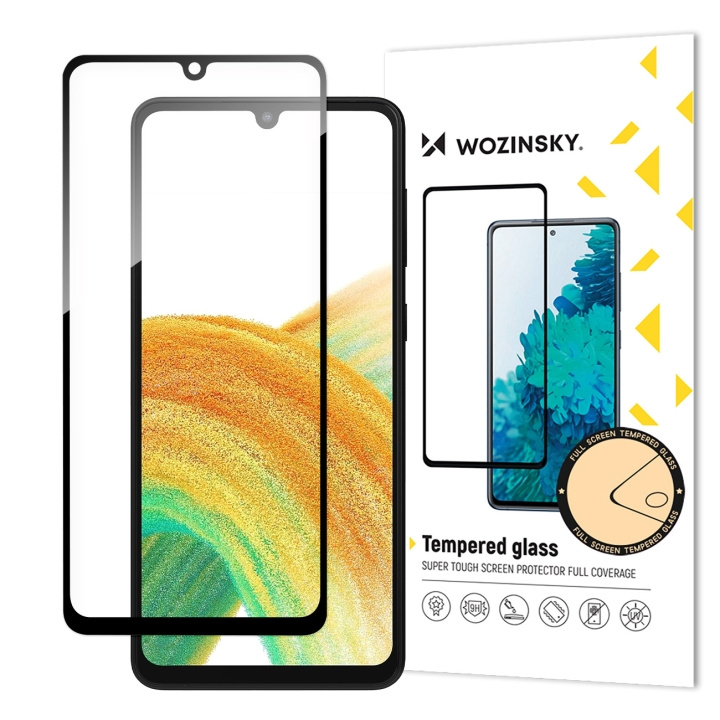 Wozinsky Skärmskydd 9H Svart Samsung Galaxy A34 5G in the group SMARTPHONE & TABLETS / Phone cases / Samsung at TP E-commerce Nordic AB (C66981)