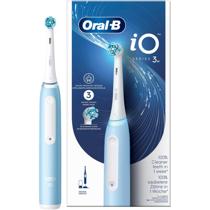 Oral B iO Series 3n Ice Blue Electric Toothbrush in the group BEAUTY & HEALTH / Oral care / Electric toothbrushes at TP E-commerce Nordic AB (C67007)