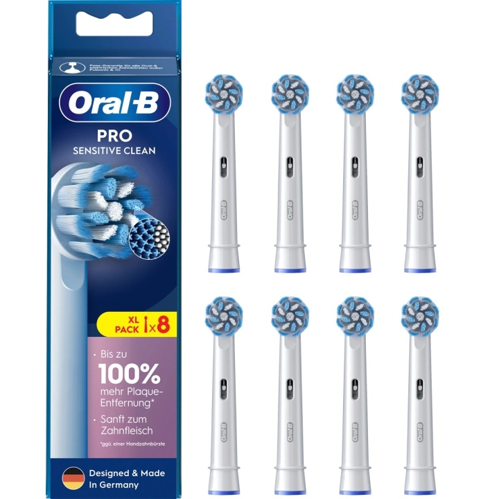 Oral B Replacement Brush Heads Pro Sensitive Clean 8-Pack in the group BEAUTY & HEALTH / Oral care / Accessories for electric toothbrushes at TP E-commerce Nordic AB (C67048)