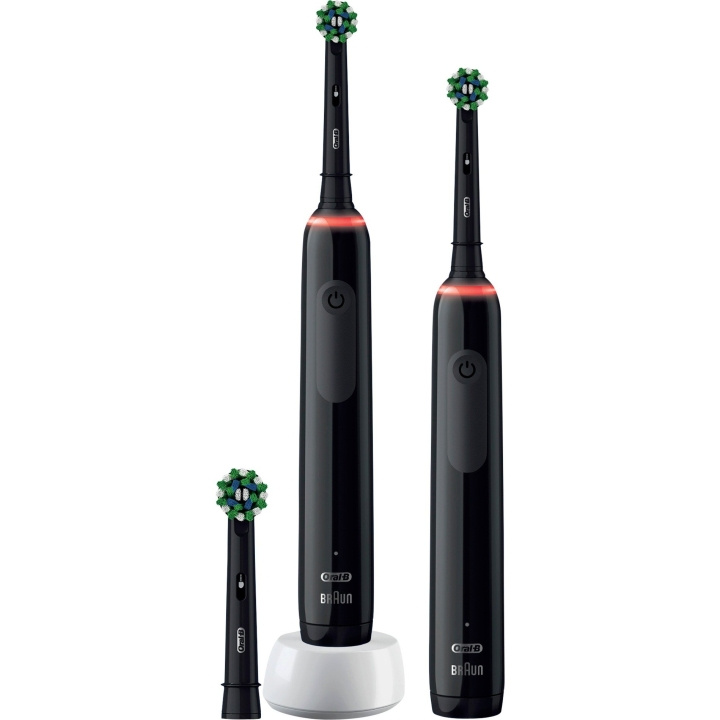 Oral B PRO 3 3900 Duopack Black Edition JAS 22 in the group BEAUTY & HEALTH / Oral care / Electric toothbrushes at TP E-commerce Nordic AB (C67062)