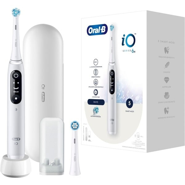 Oral B iO Series 6 Vit + fodral in the group BEAUTY & HEALTH / Oral care / Electric toothbrushes at TP E-commerce Nordic AB (C67074)