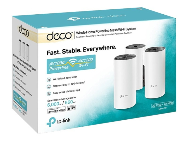 TP-Link Deco P9 Wi-Fi-system Desktop in the group COMPUTERS & PERIPHERALS / Network / Routrar at TP E-commerce Nordic AB (C67190)