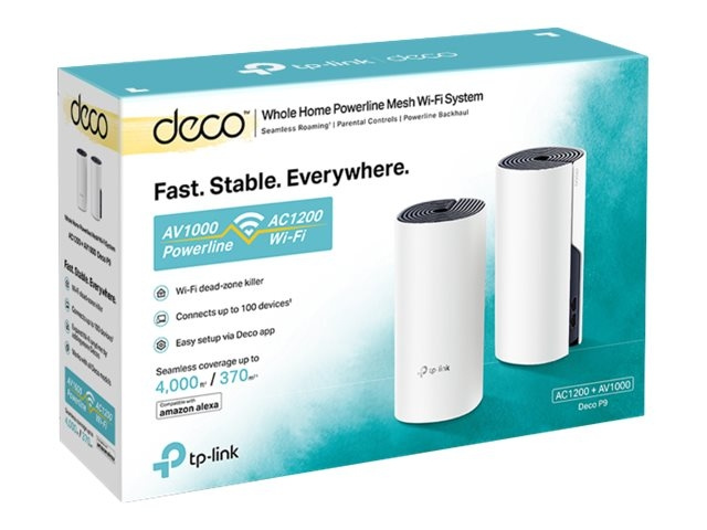 TP-Link Deco P9 Wi-Fi-system Desktop in the group COMPUTERS & PERIPHERALS / Network / Routrar at TP E-commerce Nordic AB (C67193)