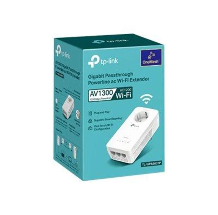 TP-Link Powerline TL-WPA8631P Homeplugg in the group COMPUTERS & PERIPHERALS / Network / WiFi Extenders at TP E-commerce Nordic AB (C67204)