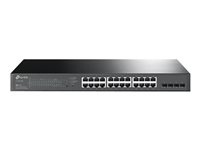 TP-Link JetStream TL-SG2428P Switch 24-port Gigabit PoE+ in the group COMPUTERS & PERIPHERALS / Network / Switches / 10/100/1000Mbps at TP E-commerce Nordic AB (C67205)