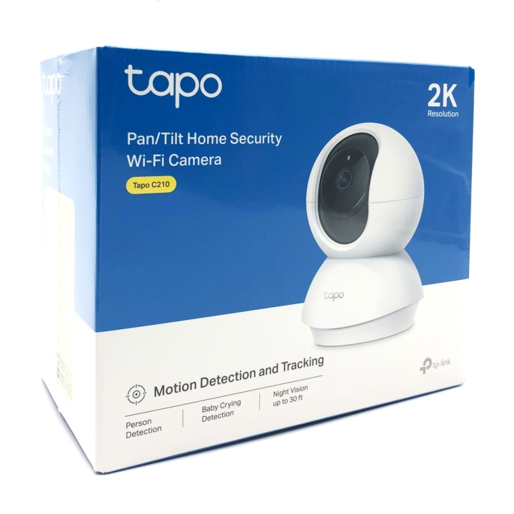 TP-Link Tapo C210 V1 Nätverksövervakningskamera in the group HOME, HOUSEHOLD & GARDEN / Alarm & Security / Security cameras / Digital (Network) / Indoor cameras at TP E-commerce Nordic AB (C67220)