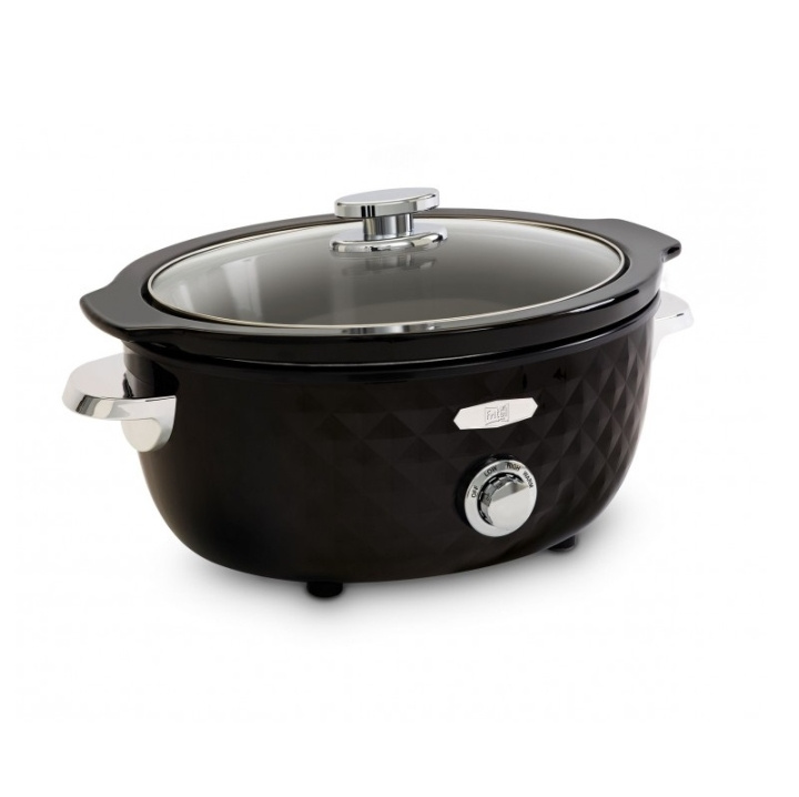 FRITEL Family Slow cooker 3.3liter Black/Chrome in the group HOME, HOUSEHOLD & GARDEN / Household appliances / Slowcookers at TP E-commerce Nordic AB (C67259)