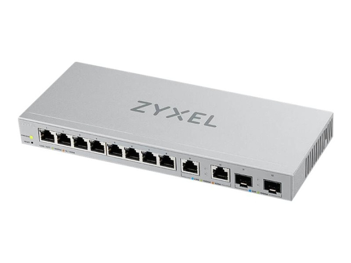 ZyXEL XGS1210-12 Switch 12-port 2.5 Gigabit Ethernet in the group COMPUTERS & PERIPHERALS / Network / Switches / 10/100/1000Mbps at TP E-commerce Nordic AB (C67280)
