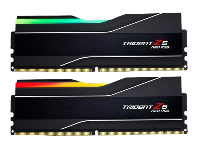 G.Skill Trident Z5 Neo RGB DDR5 64GB kit 6000MHz CL30 non-ECC in the group COMPUTERS & PERIPHERALS / Computer components / RAM memory / DDR5 at TP E-commerce Nordic AB (C67283)