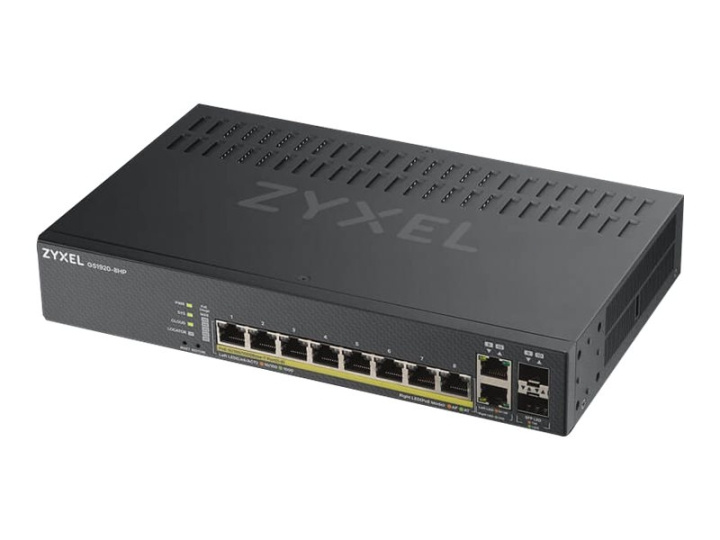 ZyXEL GS1920-8HPv2 Switch 8-port Gigabit PoE+ in the group COMPUTERS & PERIPHERALS / Network / Switches / 10/100/1000Mbps at TP E-commerce Nordic AB (C67296)