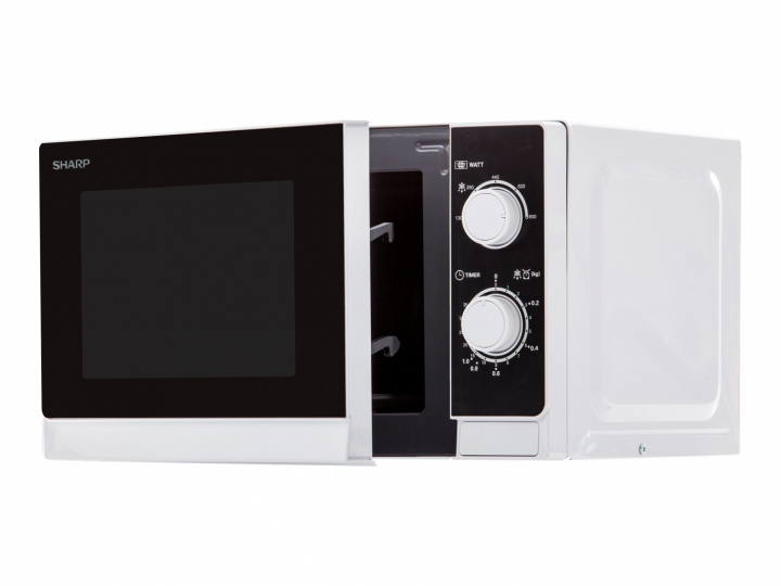 Sharp R-200 WW Microwave Oven White in the group HOME, HOUSEHOLD & GARDEN / Household appliances / Microwave ovens at TP E-commerce Nordic AB (C67298)