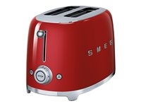 SMEG 50\'s Style TSF01RDEU Toaster Red in the group HOME, HOUSEHOLD & GARDEN / Household appliances / Toasters & Bread grills / Toasters at TP E-commerce Nordic AB (C67306)