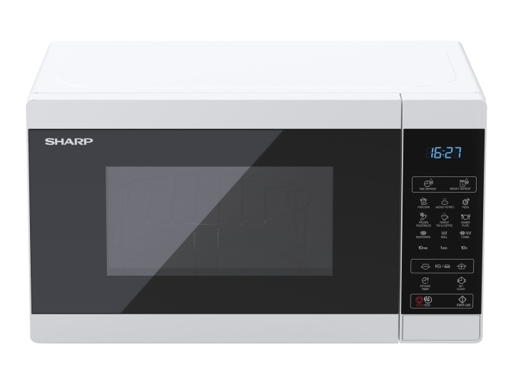 Sharp YC-MG02E-W Microwave with grill White in the group HOME, HOUSEHOLD & GARDEN / Household appliances / Microwave ovens at TP E-commerce Nordic AB (C67312)