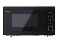 Sharp Microwave Freestanding 800W 20 liters Black in the group HOME, HOUSEHOLD & GARDEN / Household appliances / Microwave ovens at TP E-commerce Nordic AB (C67313)