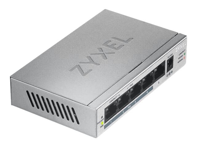ZyXEL GS1005HP Switch 5-port Gigabit PoE in the group COMPUTERS & PERIPHERALS / Network / Switches / 10/100/1000Mbps at TP E-commerce Nordic AB (C67324)