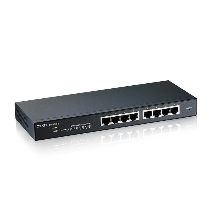 ZyXEL GS1900-8, 8 Port L2 Smart Switch in the group COMPUTERS & PERIPHERALS / Network / Switches at TP E-commerce Nordic AB (C67347)