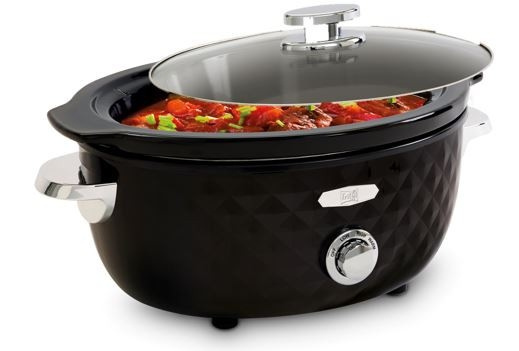 FRITEL Family Slow cooker 5.5liter Black/Chrome in the group HOME, HOUSEHOLD & GARDEN / Household appliances / Slowcookers at TP E-commerce Nordic AB (C67356)