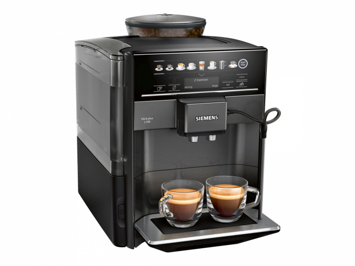 Siemens EQ.6 plus s100 TE651319RW Automatic Coffee Machine Black in the group HOME, HOUSEHOLD & GARDEN / Household appliances / Coffee makers and accessories / Espresso Machines at TP E-commerce Nordic AB (C67369)