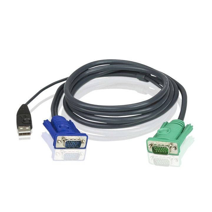 ATEN USB KVM Cable 1,8m in the group COMPUTERS & PERIPHERALS / Computer cables / VGA / Adapters at TP E-commerce Nordic AB (C67480)