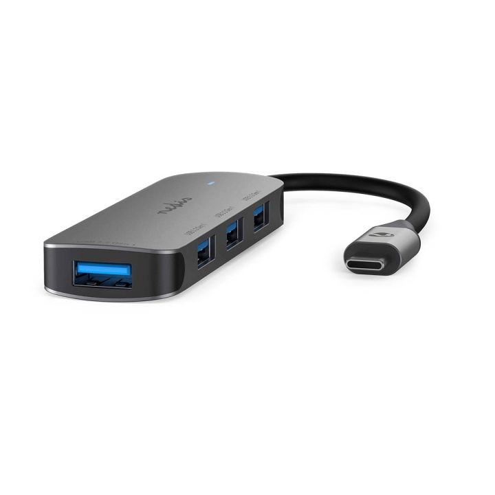 Nedis USB Hub | 1x USB-C™ | 4x USB A Female | 4 port(s) | USB 3.2 Gen 1 | USB Powered | 5 Gbps in the group COMPUTERS & PERIPHERALS / Computer accessories / USB-Hubs at TP E-commerce Nordic AB (C67501)