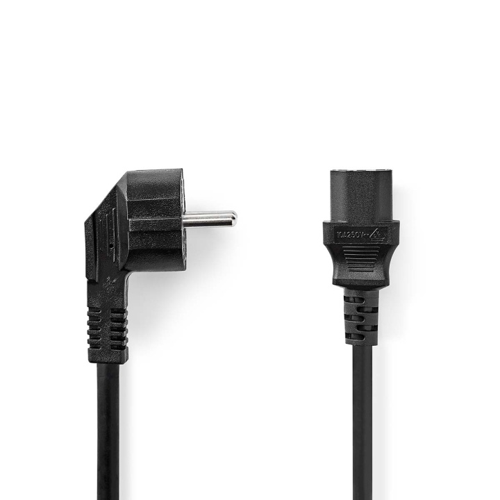 Nedis Power Cable | Plug with earth contact male | IEC-320-C13 | Straight | Straight | Nickel Plated | 3.00 m | Round | PVC | Black | Box in the group COMPUTERS & PERIPHERALS / Computer cables / Device kable at TP E-commerce Nordic AB (C67516)