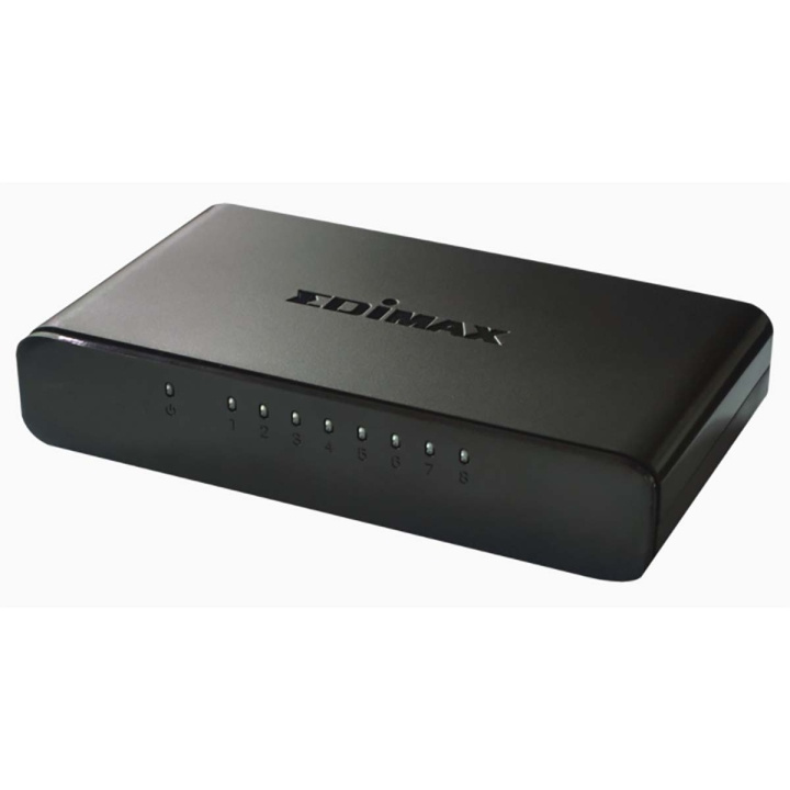 Edimax 8-Port 10/100 Mbit Fast Ethernet Desktop Switch in the group COMPUTERS & PERIPHERALS / Network / Switches / 10/100Mbps at TP E-commerce Nordic AB (C67580)