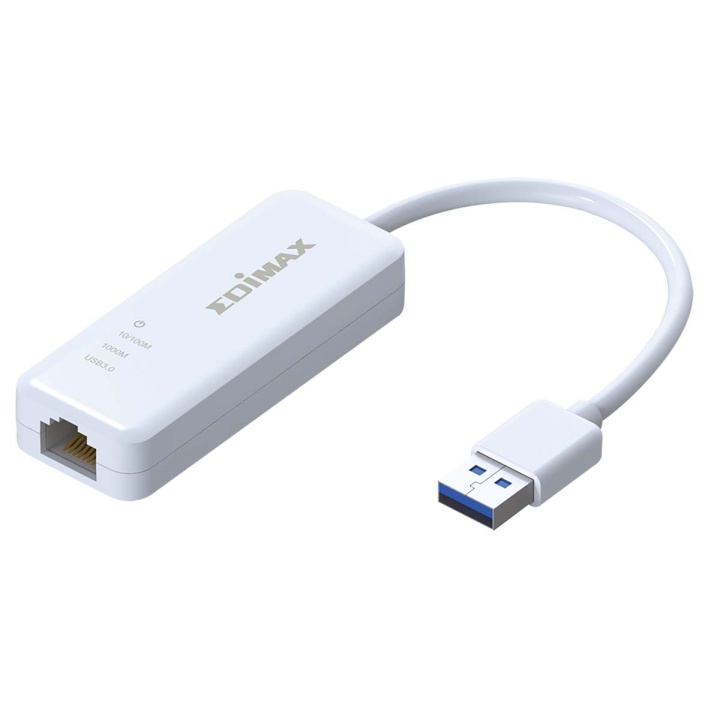 Edimax USB 3.0 Gigabit Ethernet Adapter in the group COMPUTERS & PERIPHERALS / Network / Network cards / USB at TP E-commerce Nordic AB (C67583)