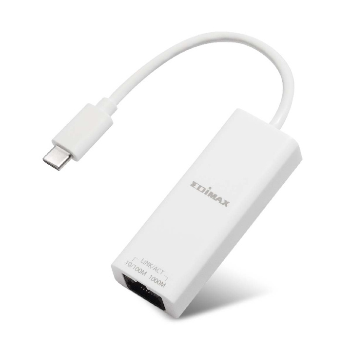 Edimax USB 3.2 Type C to Gigabit Ethernet Adapter in the group COMPUTERS & PERIPHERALS / Network / Network cards / USB at TP E-commerce Nordic AB (C67584)