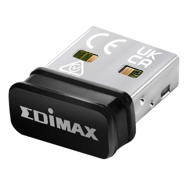 Edimax AC600 Dual-Band Wi-Fi 5 Nano USB Adapter in the group COMPUTERS & PERIPHERALS / Network / Network cards / USB wireless at TP E-commerce Nordic AB (C67588)