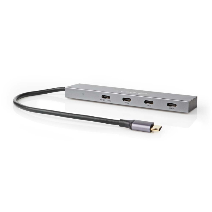 Nedis USB Hub | 1x USB-C™ 3.2 Gen 2 Male | USB-C™ 3.2 Gen 2 Female with PD 3.0 / 3x USB-C™ 3.2 Gen 2 Female | 4 port(s) | USB 3.2 Gen 2 | USB Powered | 10 Gbps in the group COMPUTERS & PERIPHERALS / Computer accessories / USB-Hubs at TP E-commerce Nordic AB (C67615)