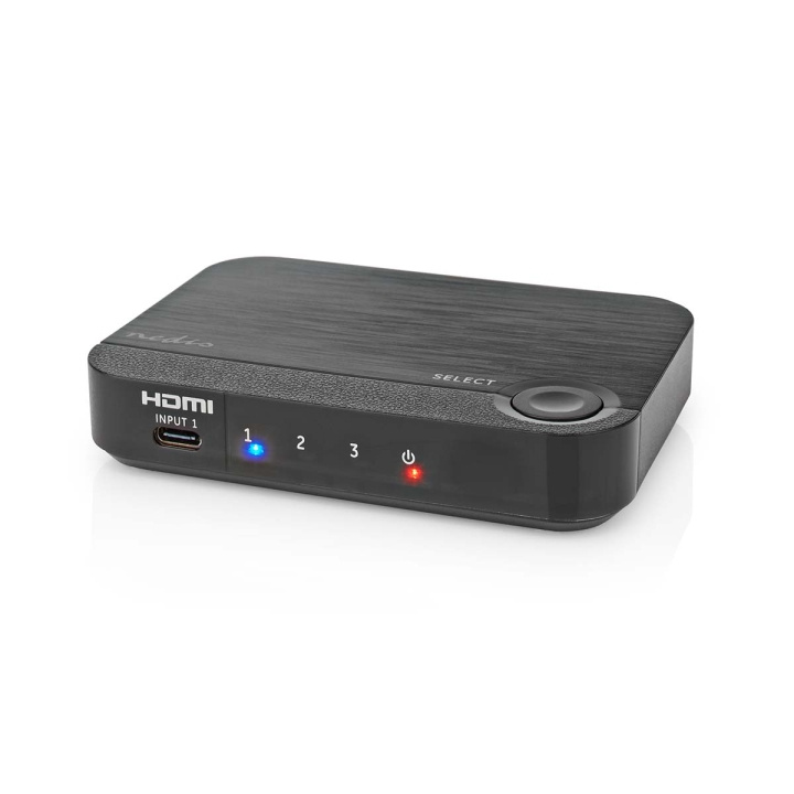 Nedis HDMI™ Converter | 1x USB-C™ / 2x HDMI™ Input | 1x HDMI™ Output | 1-way | 4K@60Hz | 18 Gbps | ABS | Anthracite in the group HOME ELECTRONICS / Cables & Adapters / HDMI / Adapters at TP E-commerce Nordic AB (C67616)