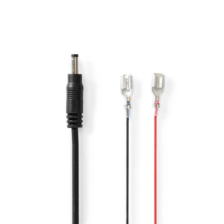 Nedis Power Cable | F1 | DC Female | Straight | Straight | Copper | 2.00 m | Round | PVC | Black | Gift Box in the group COMPUTERS & PERIPHERALS / Computer cables / Internal / Power cables & Adapters at TP E-commerce Nordic AB (C67632)