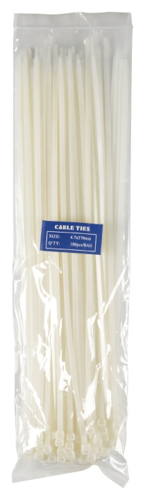 Nedis Cable Ties 0.36 m White in the group HOME, HOUSEHOLD & GARDEN / Tools / Other tools & Accesories at TP E-commerce Nordic AB (C67652)